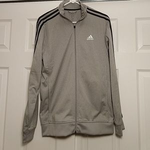 Addias Grey and black Track Jacket